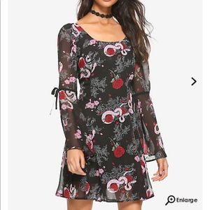 Hell Bunny Pink Viper Dress